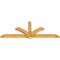 Ekena Millwork Redmond Rough Sawn Timber Gable Bracket, Western Red Cedar, 108"W x 40"H x 4"D x 6"F, 9/12 Pitch GBW108X40X0406RED00RWR - alternate 4